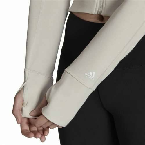 Ženska Sportska Jakna Adidas Aeroready Studio Bež Cijena