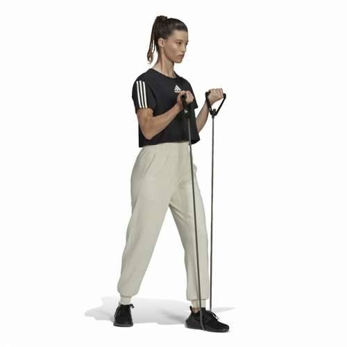 Dlhé športové nohavice Adidas Aeroready Studio Dama Bež Cijena