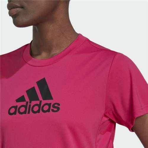 Ženska Majica Kratkih Rukava Adidas Designed 2 Move Logo Fuksija Cijena