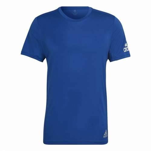 Muška Majica Kratkih Rukava Adidas Run It  Plava Cijena