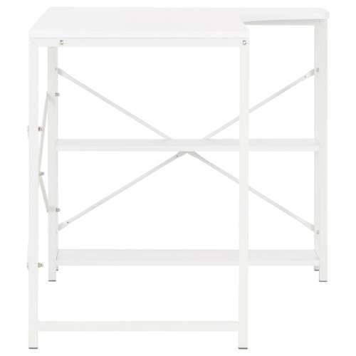 Stol za računalo bijeli 120 x 72 x 70 cm Cijena