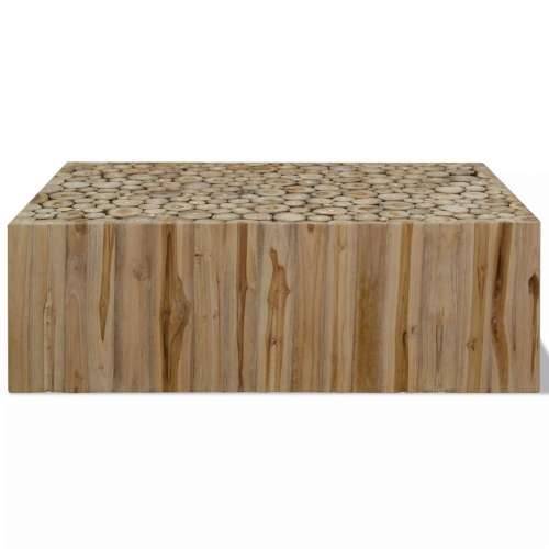 Stolić za kavu od prave tikovine 90 x 50 x 30 cm - 90 x 50 x 30 cm 1 Cijena