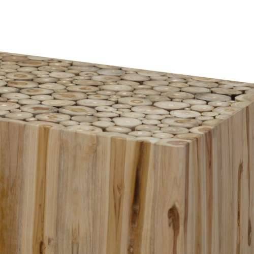 Stolić za kavu od prave tikovine 90 x 50 x 30 cm - 90 x 50 x 30 cm 1 Cijena
