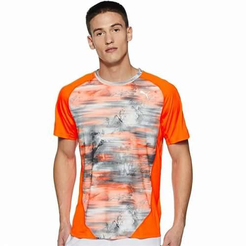 Muška Majica Kratkih Rukava Graphic Tee Shocking Puma  Graphic Tee Shocking Oranžna Cijena