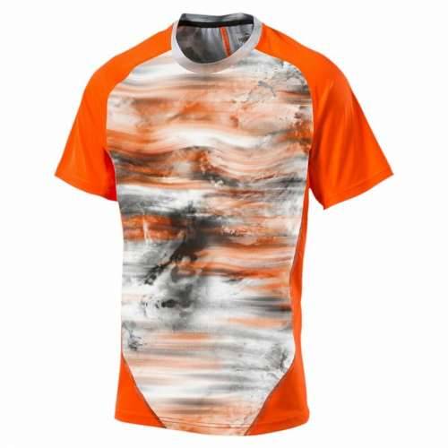 Muška Majica Kratkih Rukava Graphic Tee Shocking Puma  Graphic Tee Shocking Oranžna Cijena