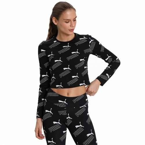 Ženska Majica Kratkih Rukava Puma Amplified AOP LS Fitted  Crna Cijena