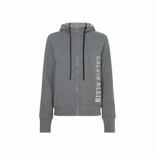 Ženska Sportska Jakna Calvin Klein Full Zip Tamno sivo Cijena