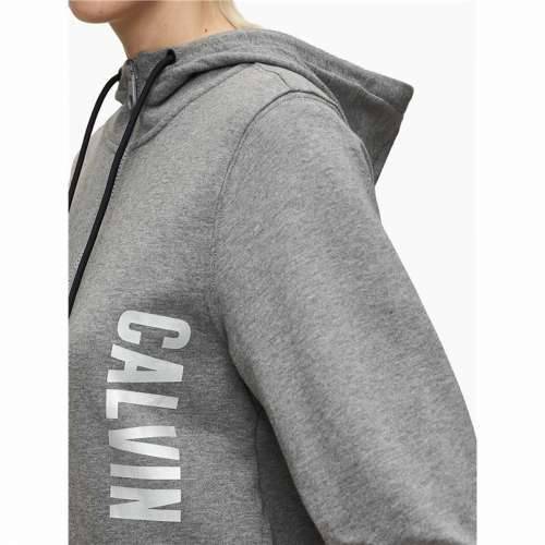 Ženska Sportska Jakna Calvin Klein Full Zip Tamno sivo Cijena