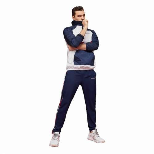 Muška Sportska Jakna Tommy Hilfiger Colour-Blocked Tamno plava Cijena