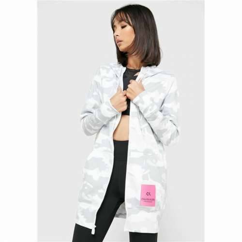Ženska Sportska Jakna Calvin Klein Full Zip Bijela Cijena