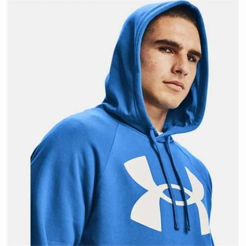 Muška Majica s Kapuljačom Under Armour Rival Big Logo Plava Cijena