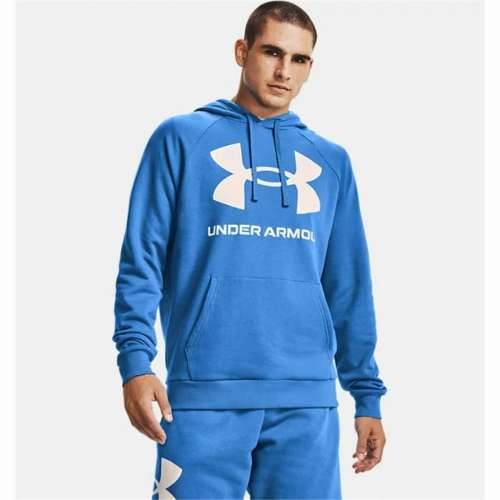 Muška Majica s Kapuljačom Under Armour Rival Big Logo Plava Cijena