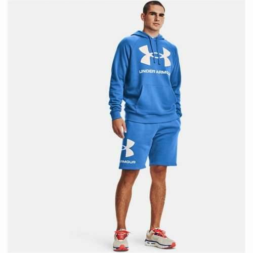 Muška Majica s Kapuljačom Under Armour Rival Big Logo Plava Cijena