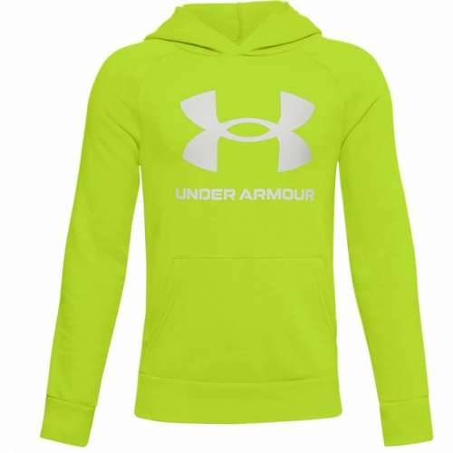 Unisex Majica s Kapuljačom Under Armour Rival Big Logo 1 Limeta zelena Cijena