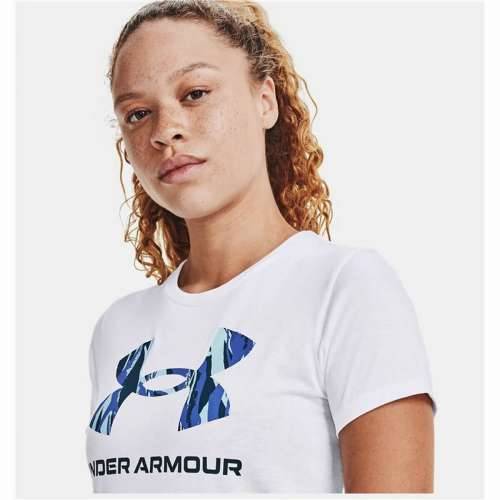 Ženska Majica Kratkih Rukava Under Armour Graphic Bijela Cijena