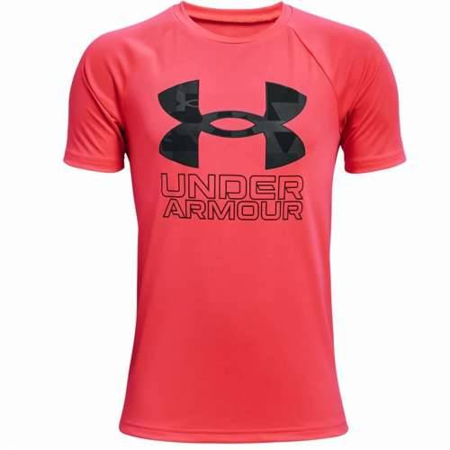 Dječja Majica Kratkih Rukava Under Armour Tech Hybrid Crvena Cijena