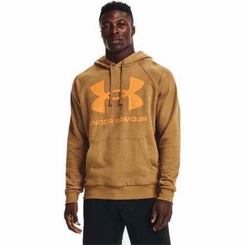 Muška Majica s Kapuljačom Under Armour Rival Big Logo Oker Cijena