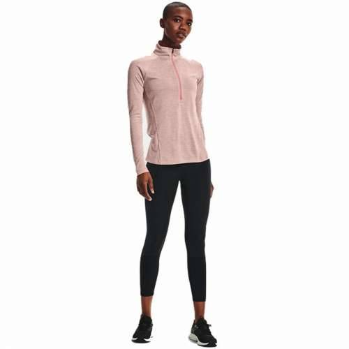 Ženska Majica Kratkih Rukava Under Armour  Tech 1/2 Zip Roza Cijena