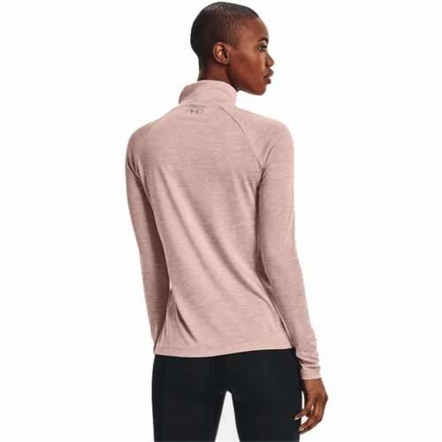 Ženska Majica Kratkih Rukava Under Armour  Tech 1/2 Zip Roza Cijena