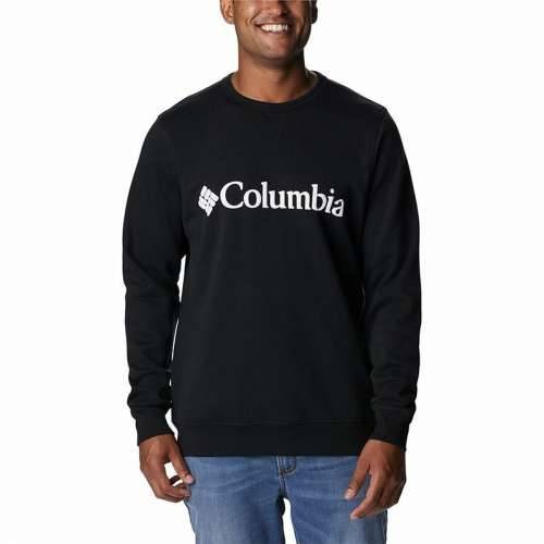 Muška Majica bez Kapuljače Columbia Logo Fleece Crew Crna Cijena