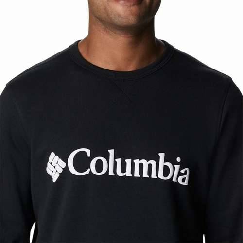 Muška Majica bez Kapuljače Columbia Logo Fleece Crew Crna Cijena