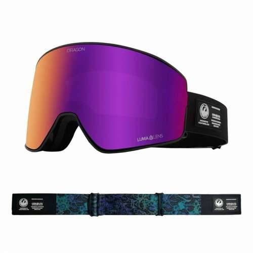 Naočale za skijanje Snowboard Dragon Alliance Pxv2 Lumalens Midnight Crna Cijena