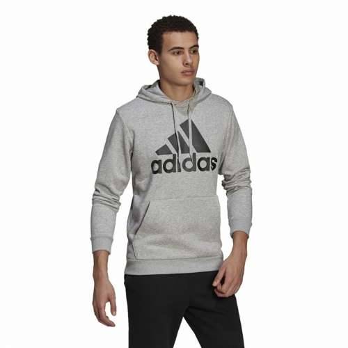 Muška Majica s Kapuljačom Adidas  Essentials Fleece Big Logo Siva Cijena