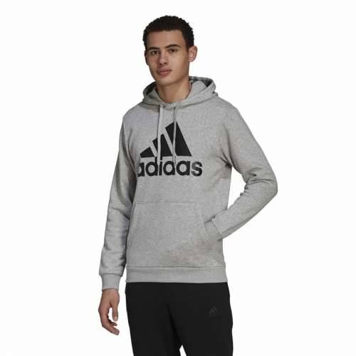 Muška Majica s Kapuljačom Adidas  Essentials Fleece Big Logo Siva Cijena