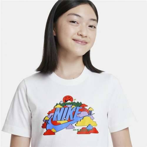 Dječje Majica Kratkih Rukava Nike Happy Cloud Bijela Cijena
