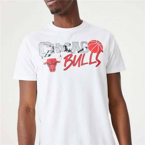 Muška Majica Kratkih Rukava New Era NBA Infill Graphic Chicago Bulls Bijela Cijena