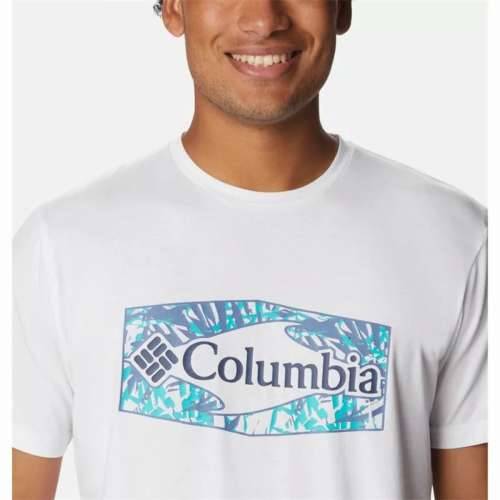 Sportska Majica Kratkih Rukava Columbia Sun Trek™ Bijela Cijena