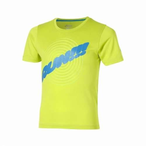 Dječje Majica Kratkih Rukava Asics Run Limeta zelena Cijena