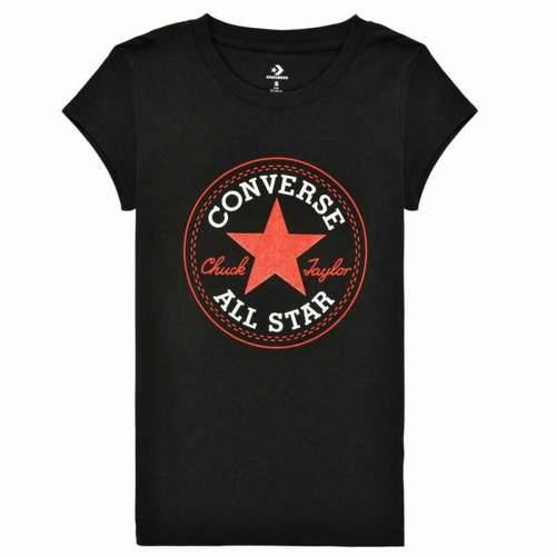 Dječje Majica Kratkih Rukava Converse Timeless  Crna Cijena