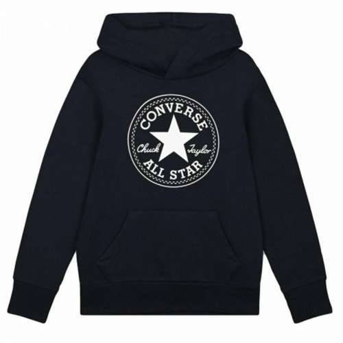 Unisex Majica s Kapuljačom Converse Ctp  Crna Cijena