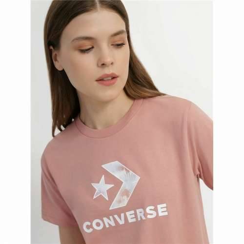 Ženska Majica Kratkih Rukava Converse Seasonal Star Chevron Roza Cijena