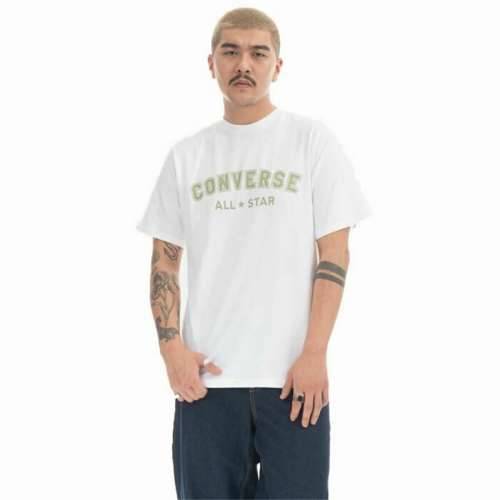 Muška Majica Kratkih Rukava Converse Classic Fit All Star Single Screen Bijela Cijena