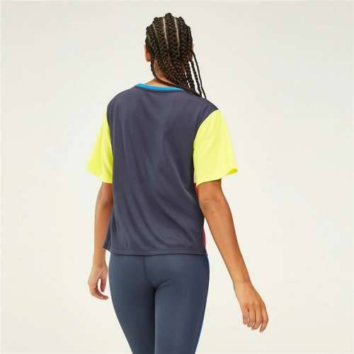 Ženska Majica Kratkih Rukava Tommy Hilfiger Colour-Blocked Plava Cijena