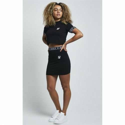Teniska suknja SikSilk Elastic Crna (36) Cijena