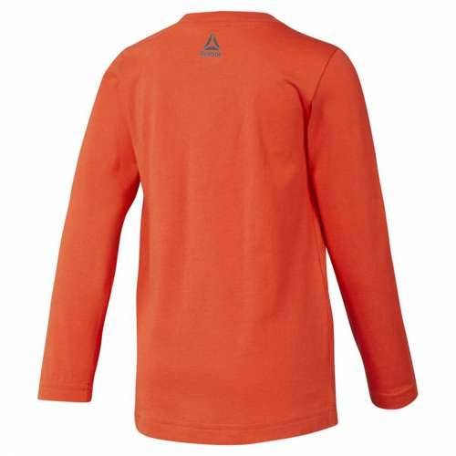 Dječja Majica Dugih Rukava Reebok Boys Training Essentials Oranžna Cijena