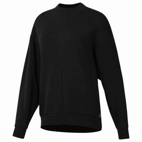 Ženska Majica bez Kapuljače Reebok Supply Crew Crna Cijena