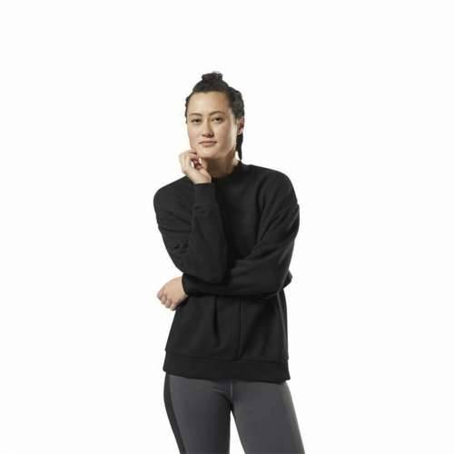 Ženska Majica bez Kapuljače Reebok Supply Crew Crna Cijena