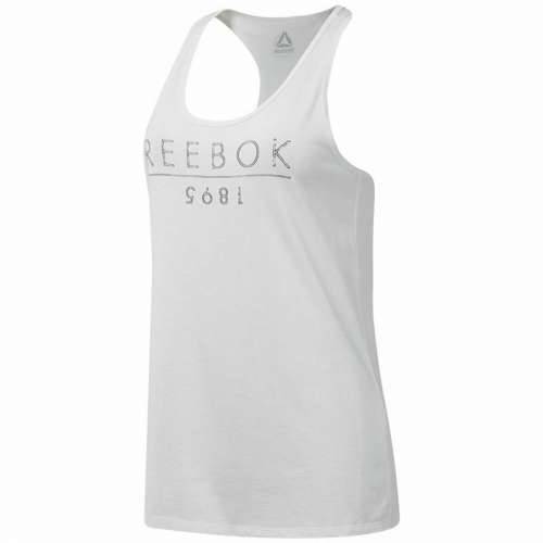 Ženska Majica Bez Rukava Reebok 1895 Race Bijela Cijena