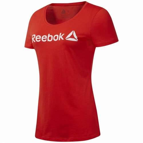 Ženska Majica Kratkih Rukava Reebok Scoop Neck Crvena Cijena