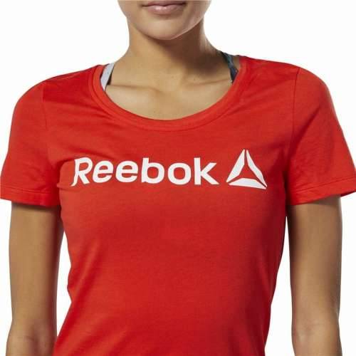 Ženska Majica Kratkih Rukava Reebok Scoop Neck Crvena Cijena