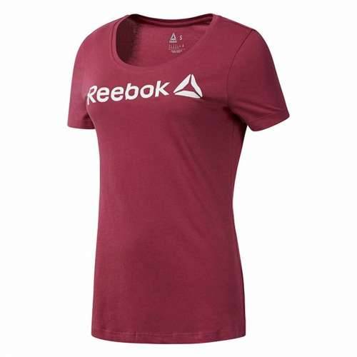 Ženska Majica Kratkih Rukava Reebok Linear Jarko Ružičasti Cijena