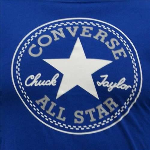 Dječje Majica Kratkih Rukava Converse Core Chuck Taylor Patch Plava Cijena
