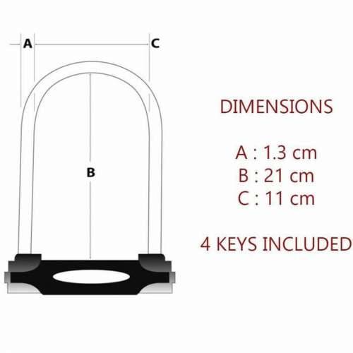 Zaključavanje ključem Master Lock Crvena Cijena