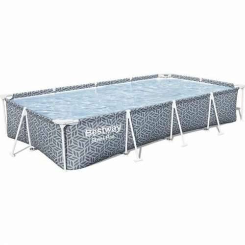 Bazen na napuhavanje Bestway Steel Pro Plava Siva Cijena
