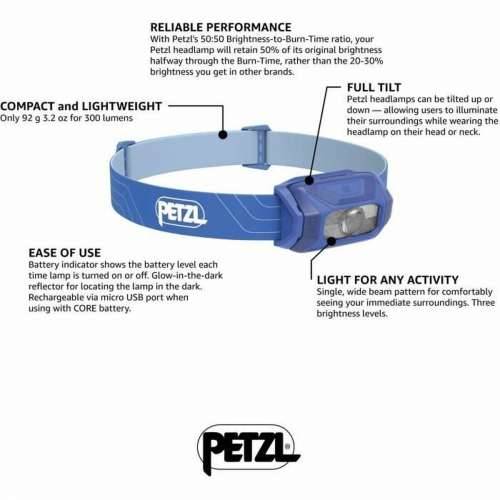 LED Svjetiljka za Glavu Petzl E060AA01 Plava 300 Lm (1 kom.) Cijena