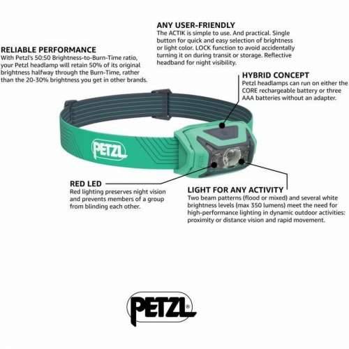 LED Svjetiljka za Glavu Petzl E063AA02 Zelena (1 kom.) Cijena